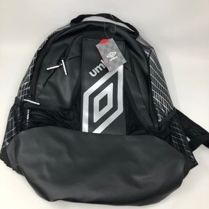 NEW Umbro Black Pro Soccer Backpack